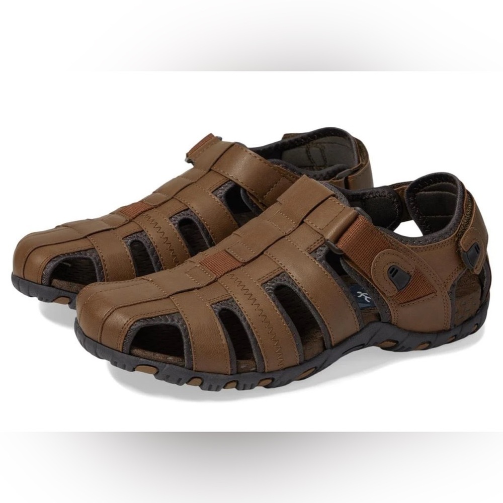 Nunn Bush Men’s Rio Bravo Brown Lightweight Cushioned Fisherman Sandal  12M  NWT